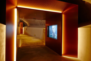 Arnold Brandschutzglas für Medienboxen der Burg Altena