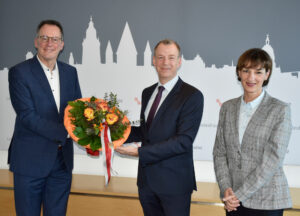 Michael Ebling, Dr. Ulf Sölter und Marianne Grosse (von links: Foto: Landeshaupstadt Mainz)