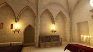 Innenansicht der virtuellen Synagoge (Foto: Inosoft AG)