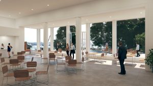 Visualisierungen der sanierten Kunsthalle (Fotos: Schmieder. Dau. Architekten. BDA)