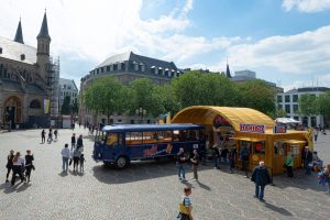 Haribo Pop-up-Museum auf dem Münsterplatz in Bonn (Foto: Haribo)